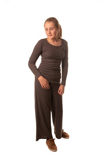 D-xel Wide Leg Pants - Grå